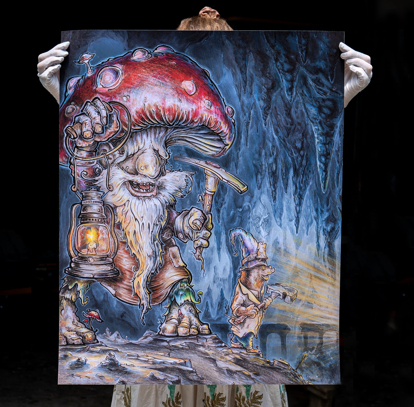 The Mycelium Miners Cotton Prints