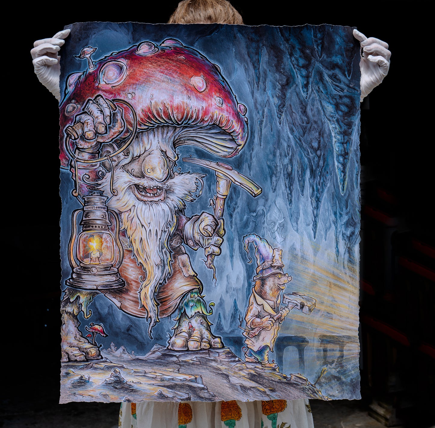 The Mycelium Miners Cotton Prints