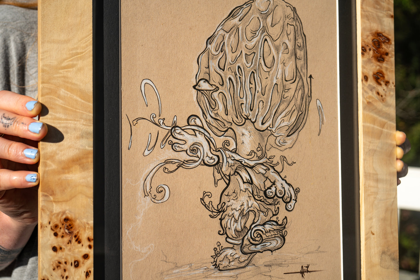 The Storyteller Preliminary Drawing