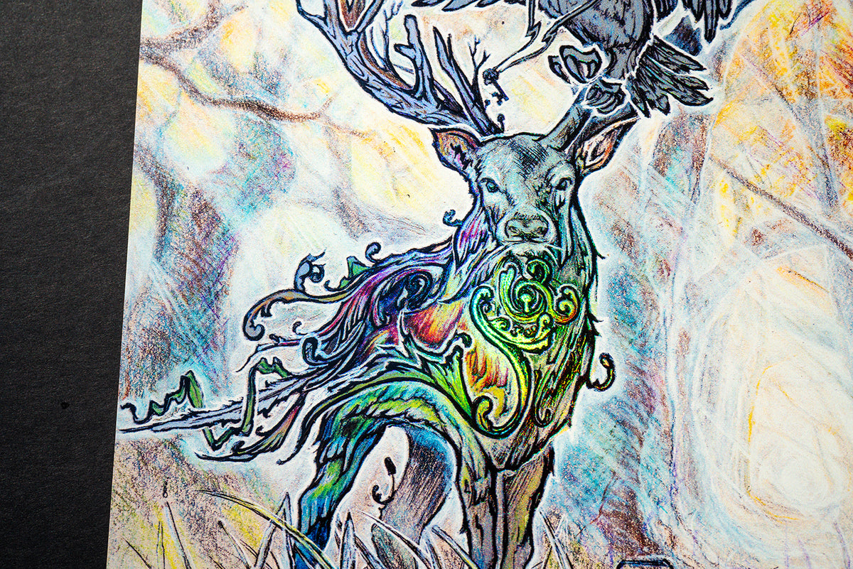 Hartwood Holographic Print