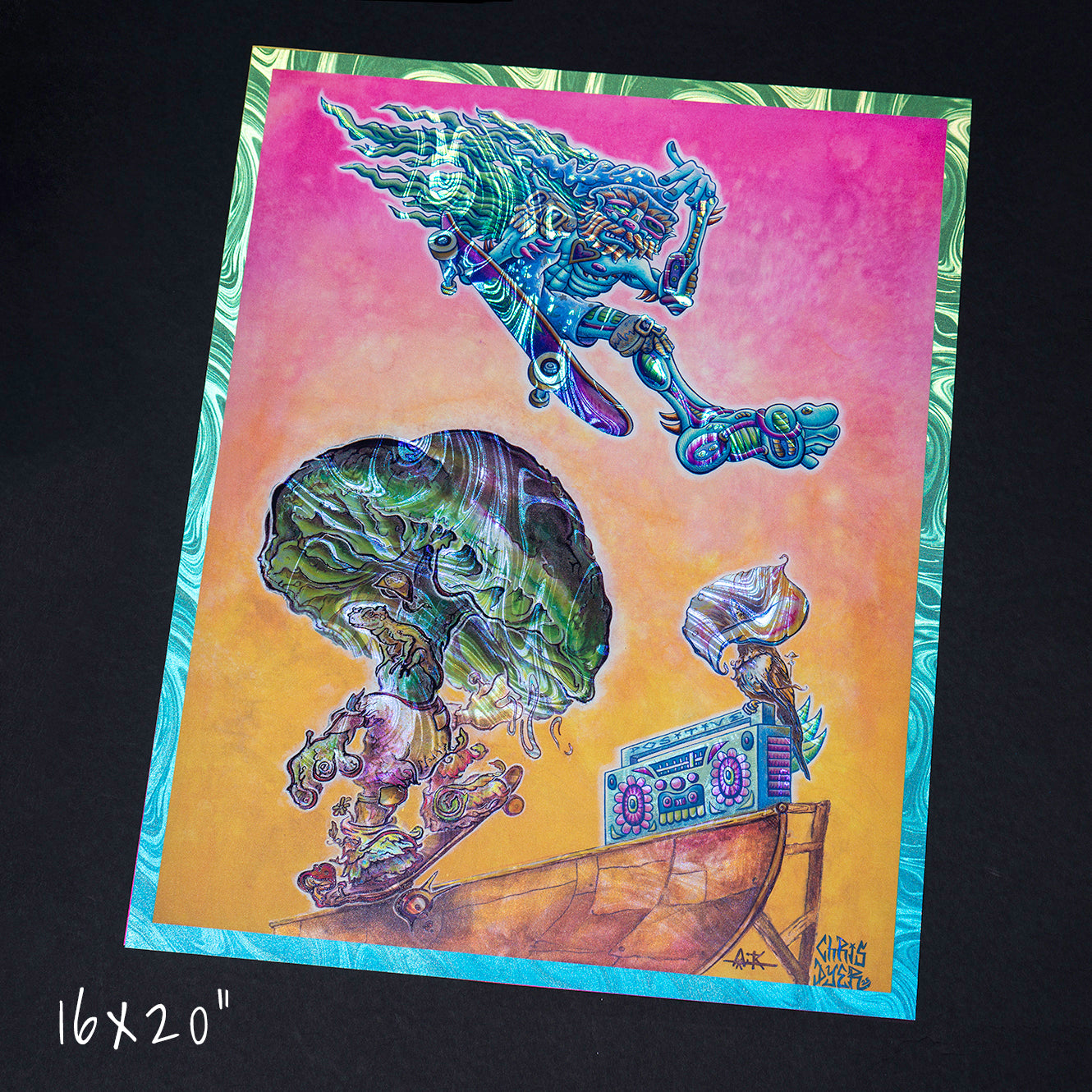 Sergeant Echo & the Shredding Sorcerer Prints