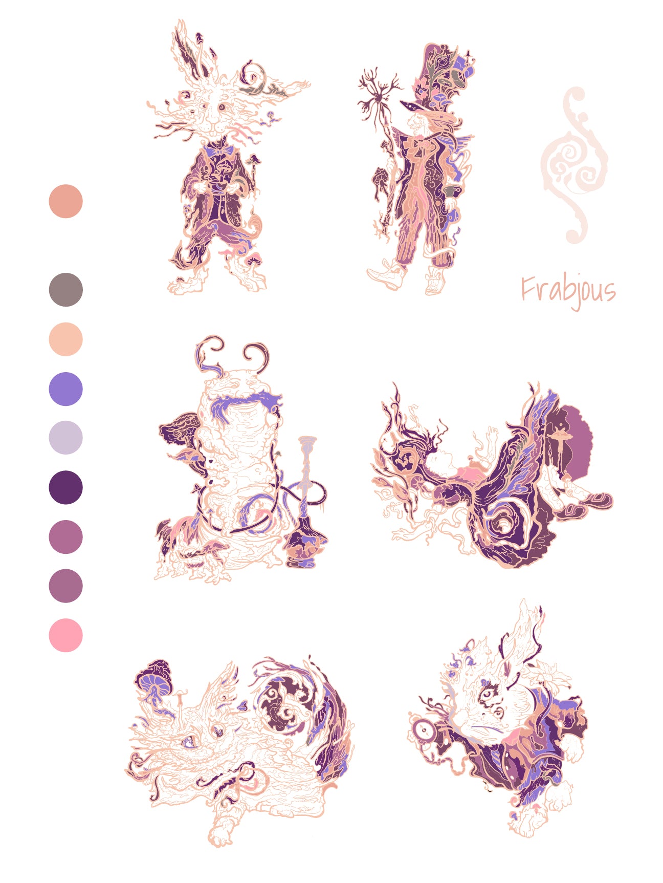 Leftover AiW Timed Edition Pins (Frabjous)