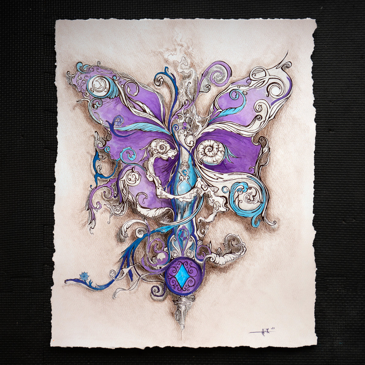 Ace of Diamonds Prints (Embellished)