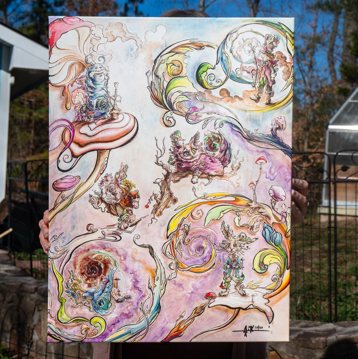 Alice in Wonderland Canvas Print