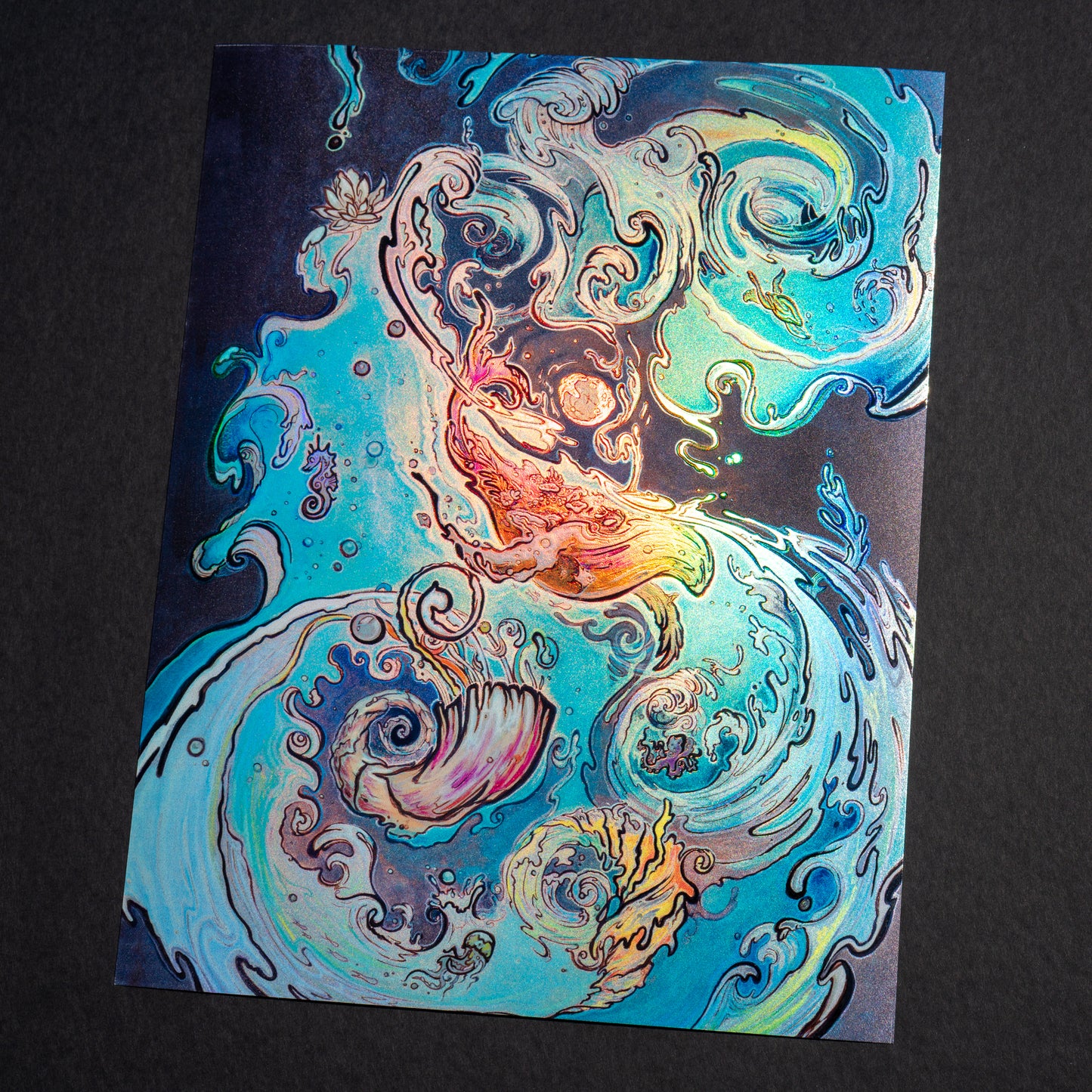 Moontide Holographic Prints