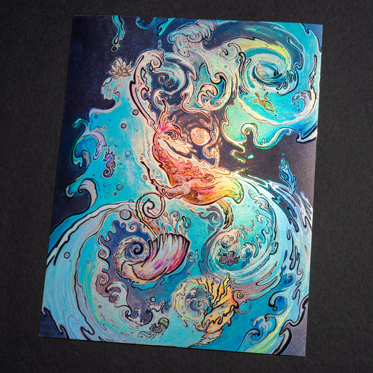 Moontide Holographic Prints