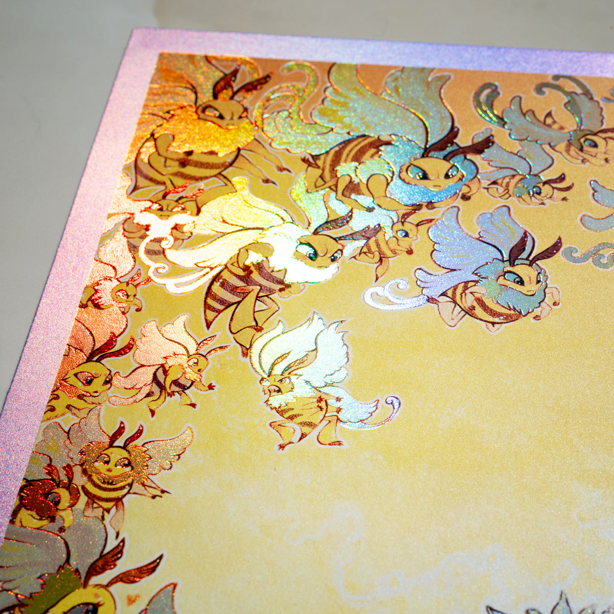 Ron’s Leisurely Strut Home – Holographic Prints