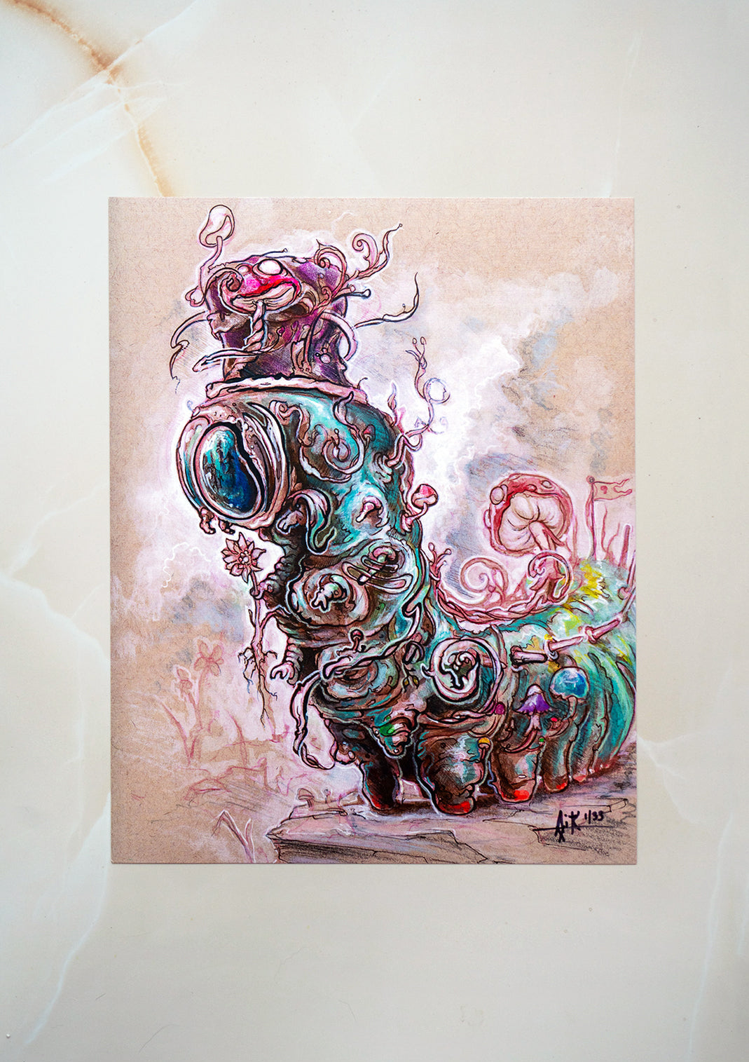 Lila's First Date Pearl Prints