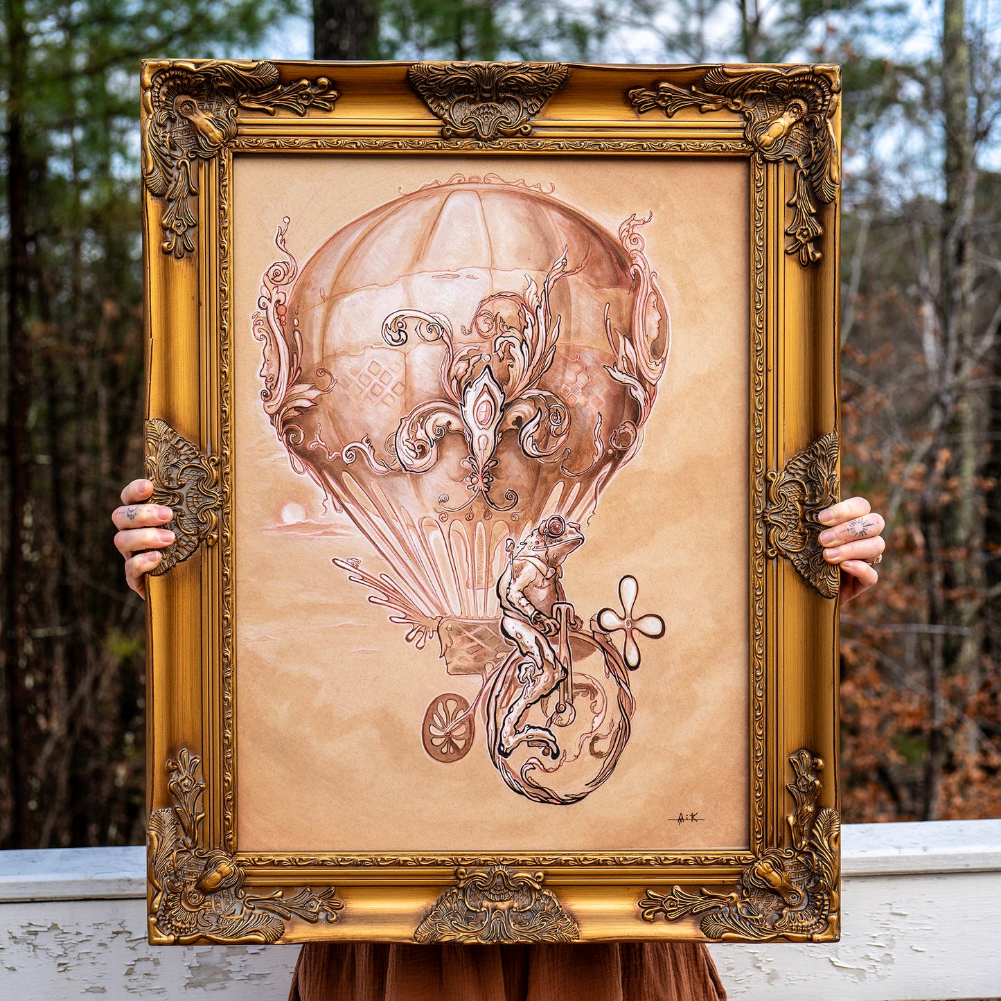 Bert's Day Off From Work At the Local Paper Company When He Found Himself Dozing Off Behind the Wheel On the Way Home and Awoke In a Dream Where His Bicycle Transformed Into a Hot Air Balloon Powered Tricycle