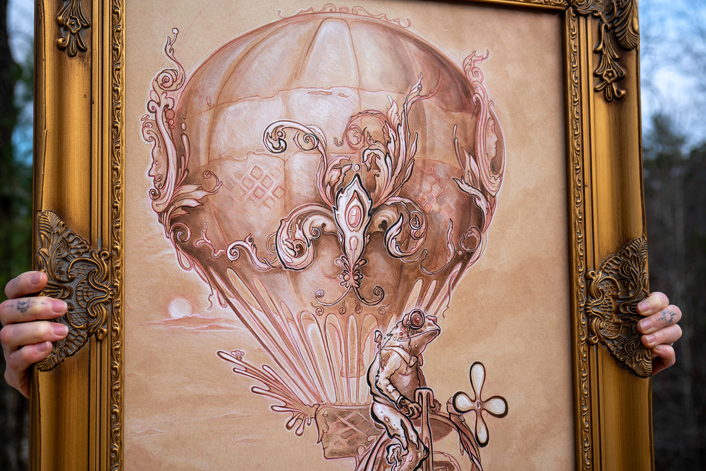 Bert's Day Off From Work At the Local Paper Company When He Found Himself Dozing Off Behind the Wheel On the Way Home and Awoke In a Dream Where His Bicycle Transformed Into a Hot Air Balloon Powered Tricycle