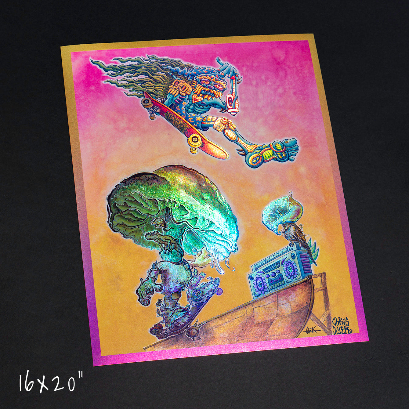 Sergeant Echo & the Shredding Sorcerer Prints
