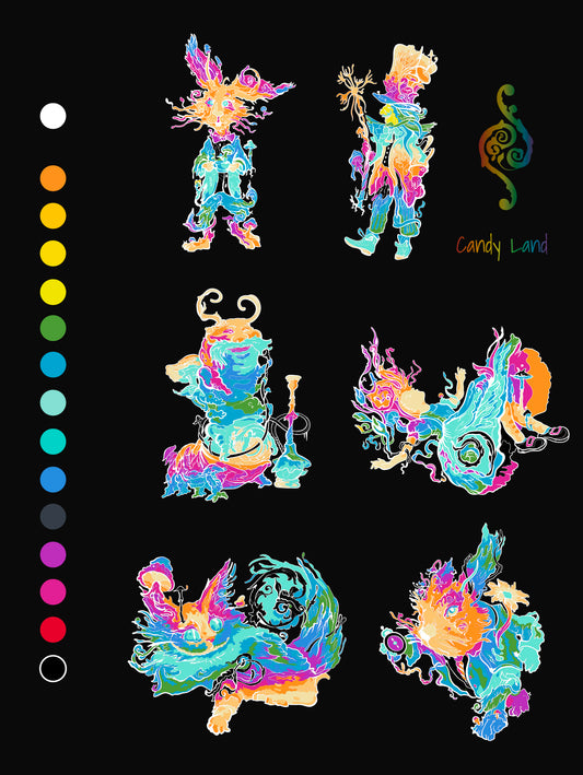 Leftover AiW Timed Edition Pins (Candy Land)