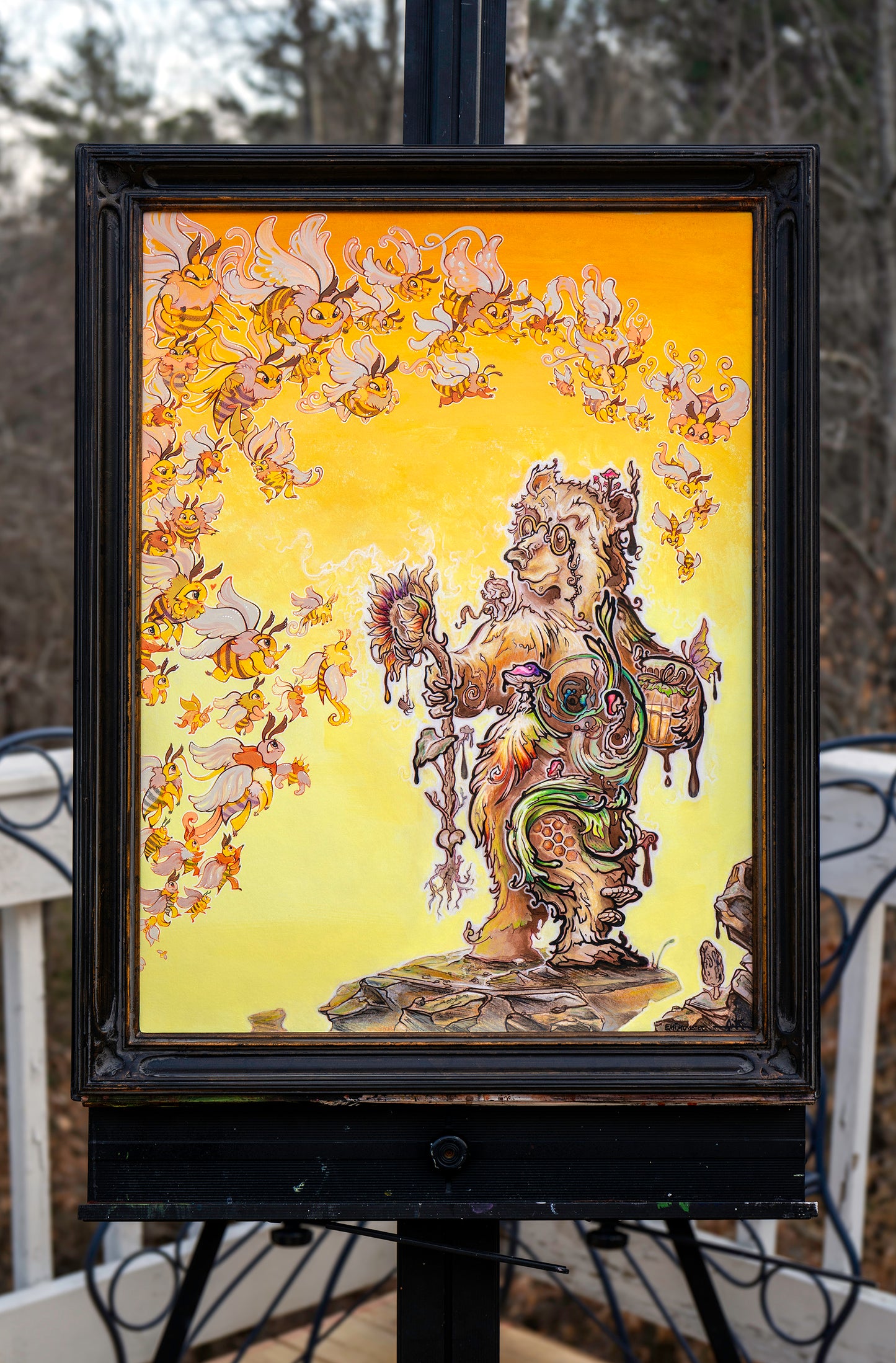 Ron’s Leisurely Strut Home After Foraging His Evening Meal While the Buzz of an Approaching Congratulatory Committee Became Louder, His Boastful Grin Congruently Grew